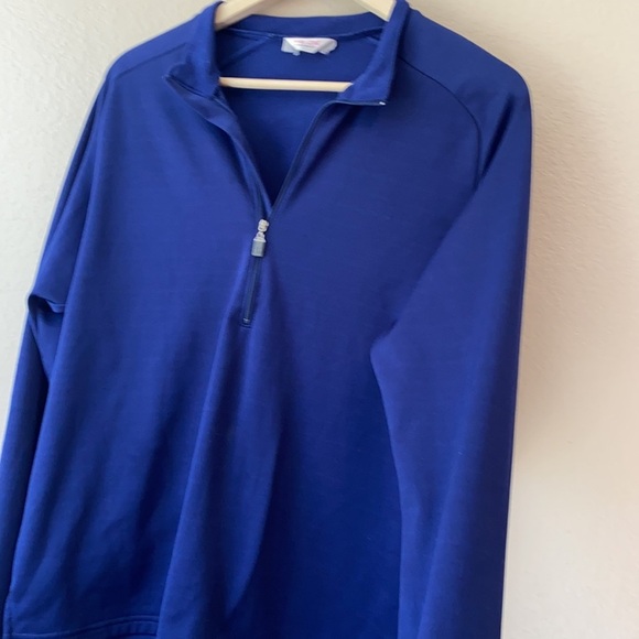 Pearl iZumi Quarter Zip Sweater Blue Size Large - Picture 9 of 13